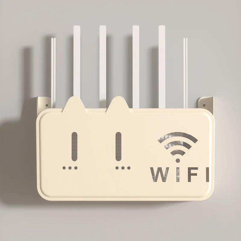 Wall Mount Strong Adhesive Router Stand
