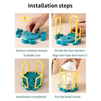 Home Kitchen Adjustable Dish Bowl Holder