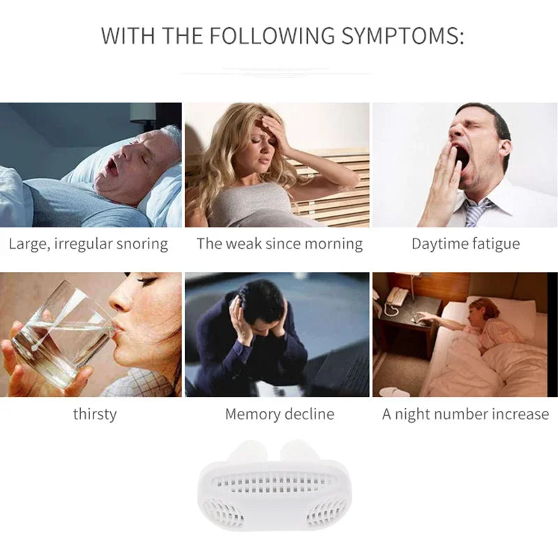 2-In-1 Anti Snoring Nose Clip