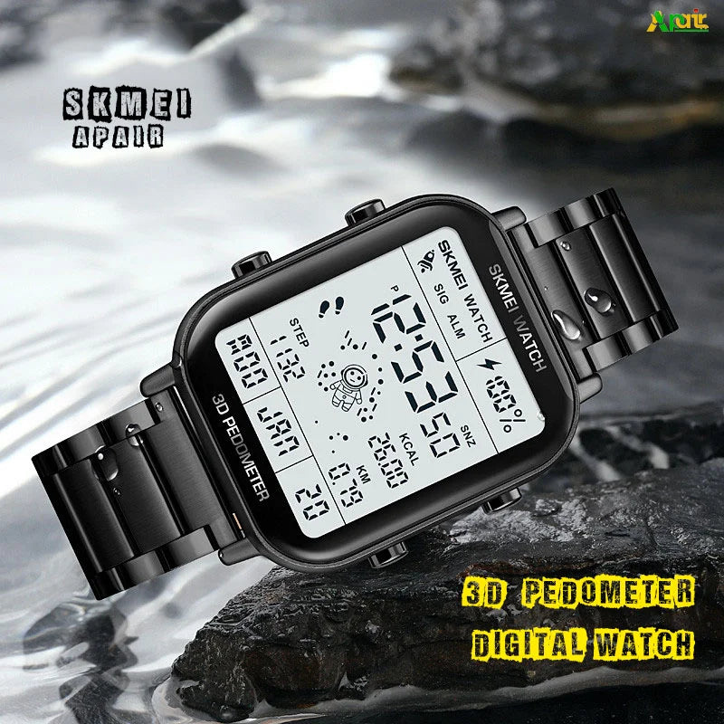 SKMEI 3D Pedometer Digital Watch