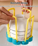 Home Kitchen Adjustable Dish Bowl Holder
