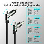 4-in-1 PD USB 240W Fast Charging Cable