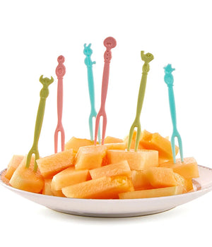 Cute Mini Fruit Fork Set (40 Pcs)