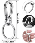 Smart Leather Rope Key Ring With Phone Number