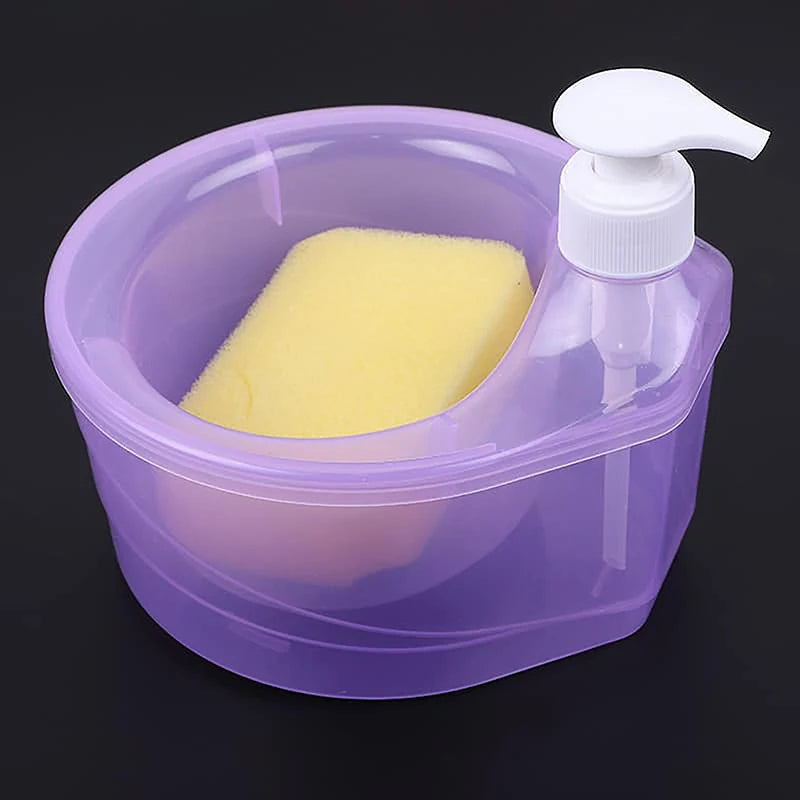 2-in-1 Dish Washing Soap Dispenser