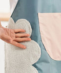 Kitchen Oil-Proof Hand Wiping Apron