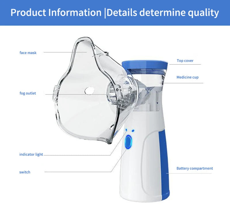 Portable Mini Silent Nebulizer