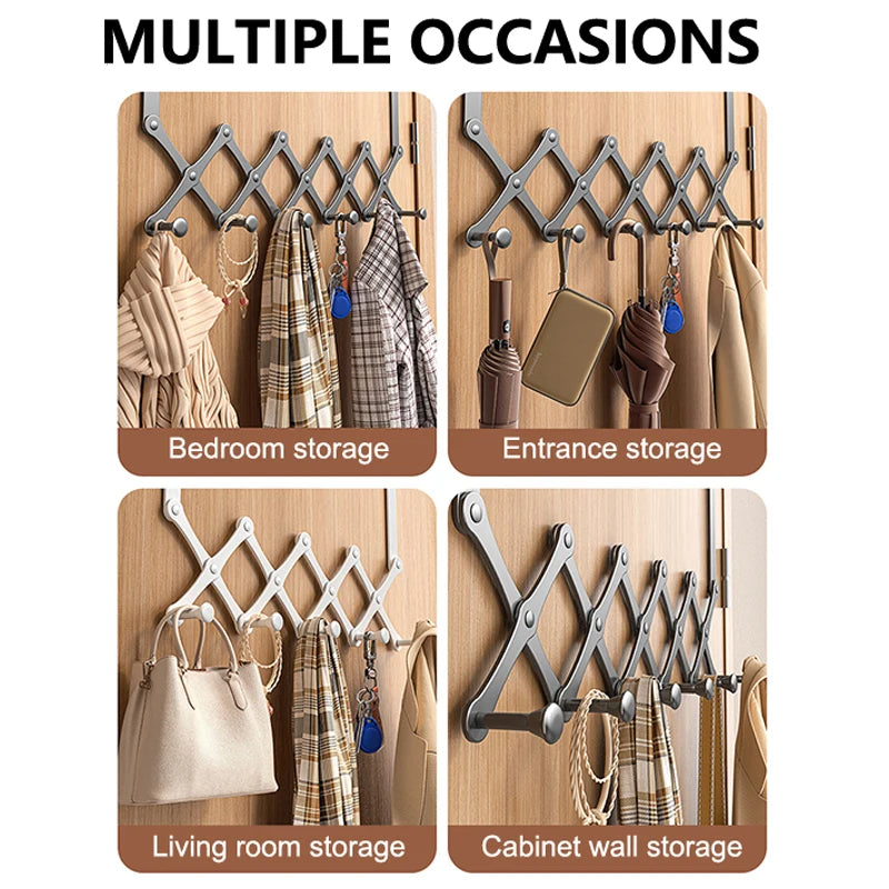 Foldable Stainless Steel Door Accessories Hanger