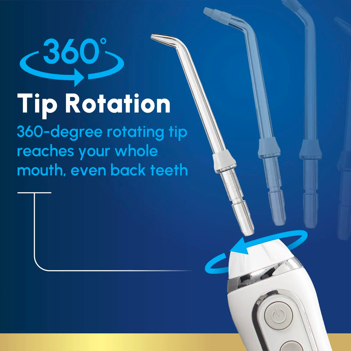 Rechargeable Water Irrigator Dental Flosser