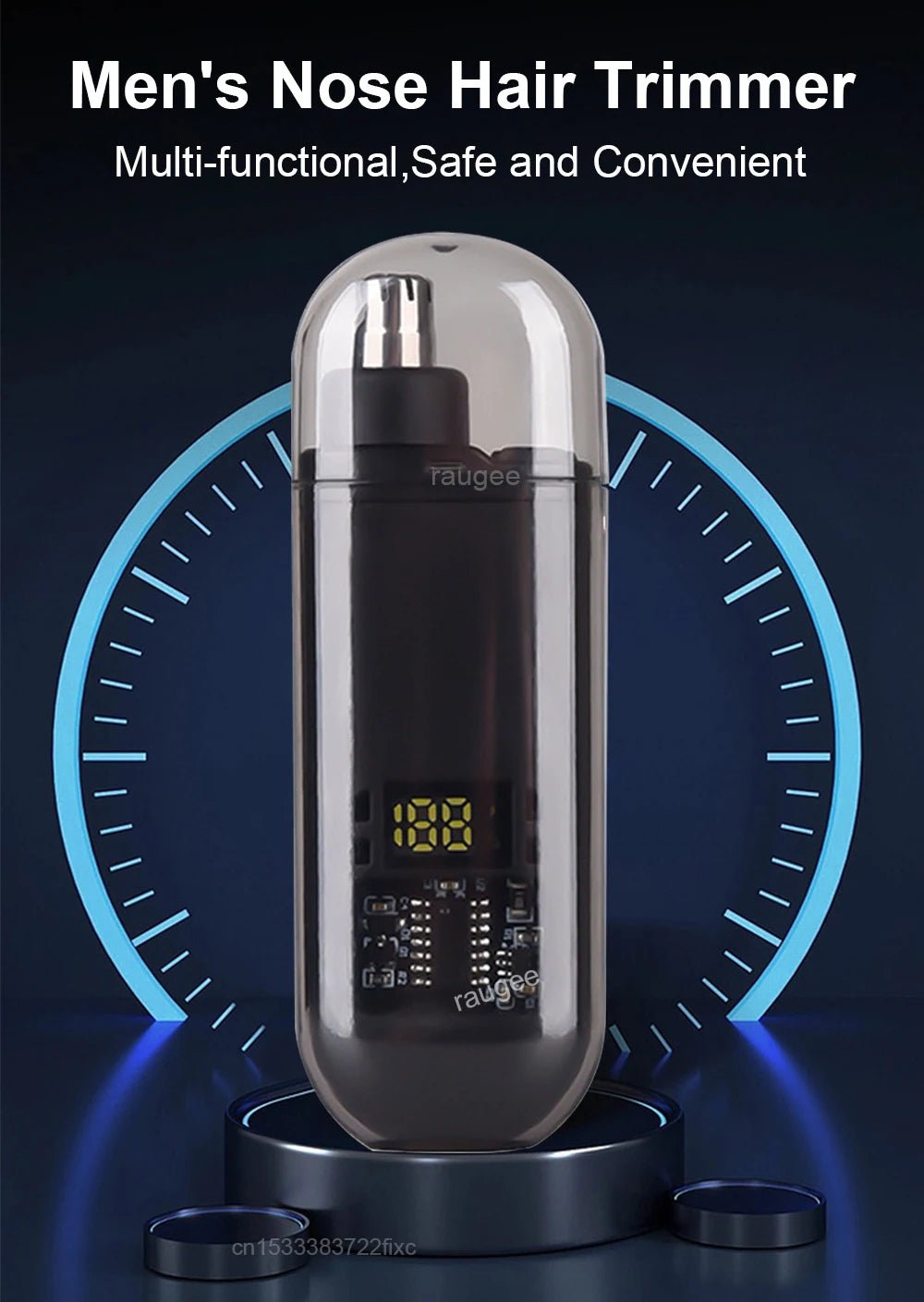 Rechargeable Electric Travel Nose Hair Trimmer