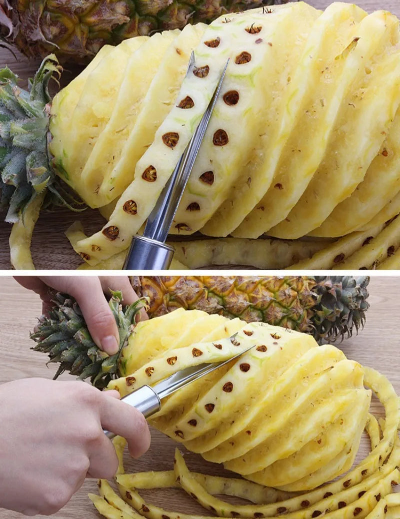 Stainless Steel Pineapple Peeler & Knife
