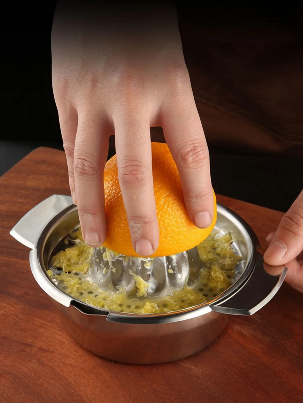 Stainless Steel Hand Press Fruit Juicer