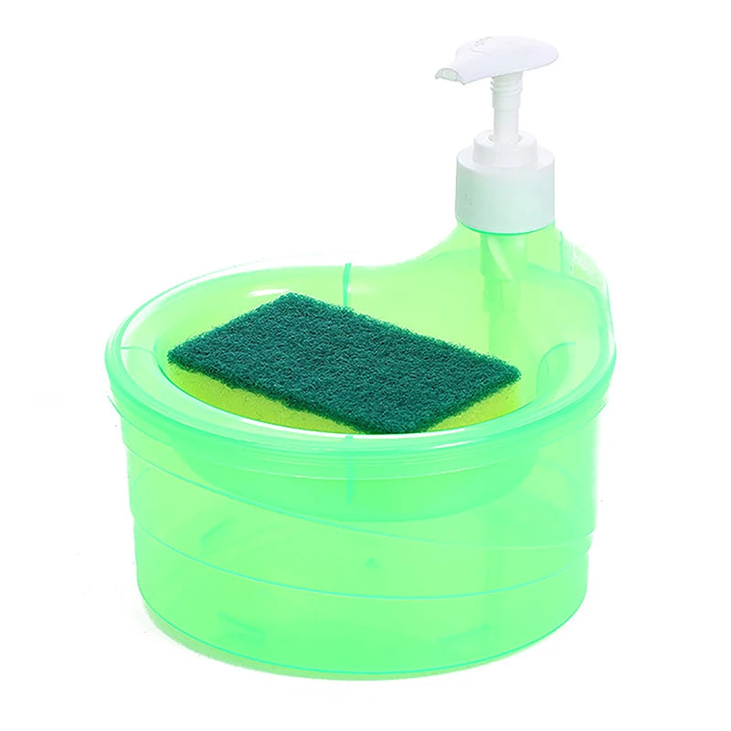 2-in-1 Dish Washing Soap Dispenser