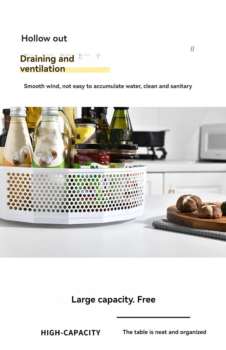 360° Rotating Multi-Usable Storage Tray