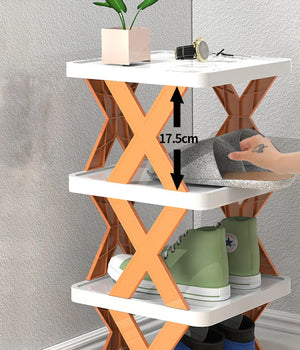 5 Layer Stackable Shoe Rack Organizer