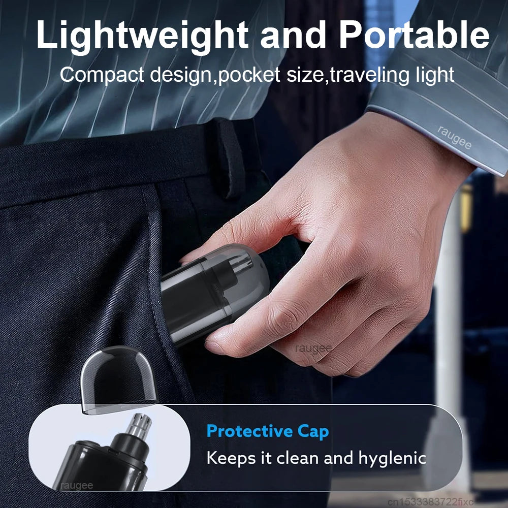 Rechargeable Electric Travel Nose Hair Trimmer