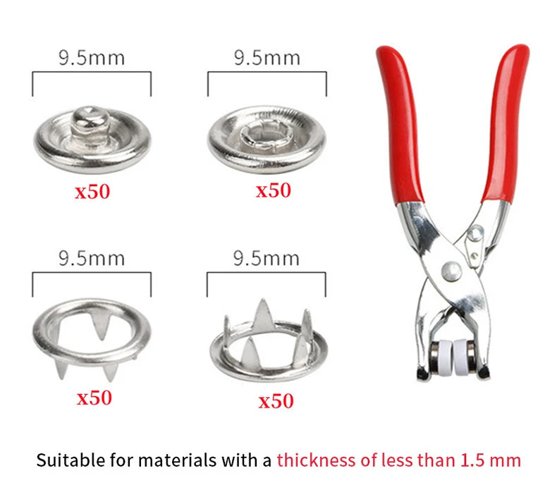 Hand Pressed Metal Buckle Installation Tool