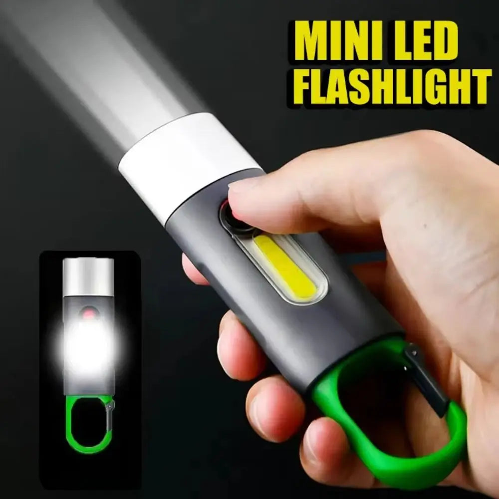 Mini Smart Waterproof Zoomable Flashlight