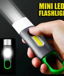 Mini Smart Waterproof Zoomable Flashlight