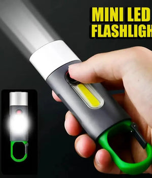 Mini Smart Waterproof Zoomable Flashlight