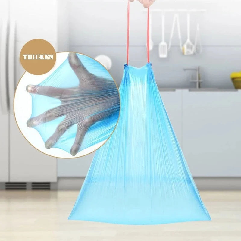 High Quality Kitchen Garbage Bags With Handle (5 Rolls)