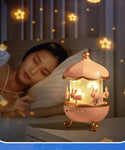 Creative Rechargeable Rotating Night Light Projector