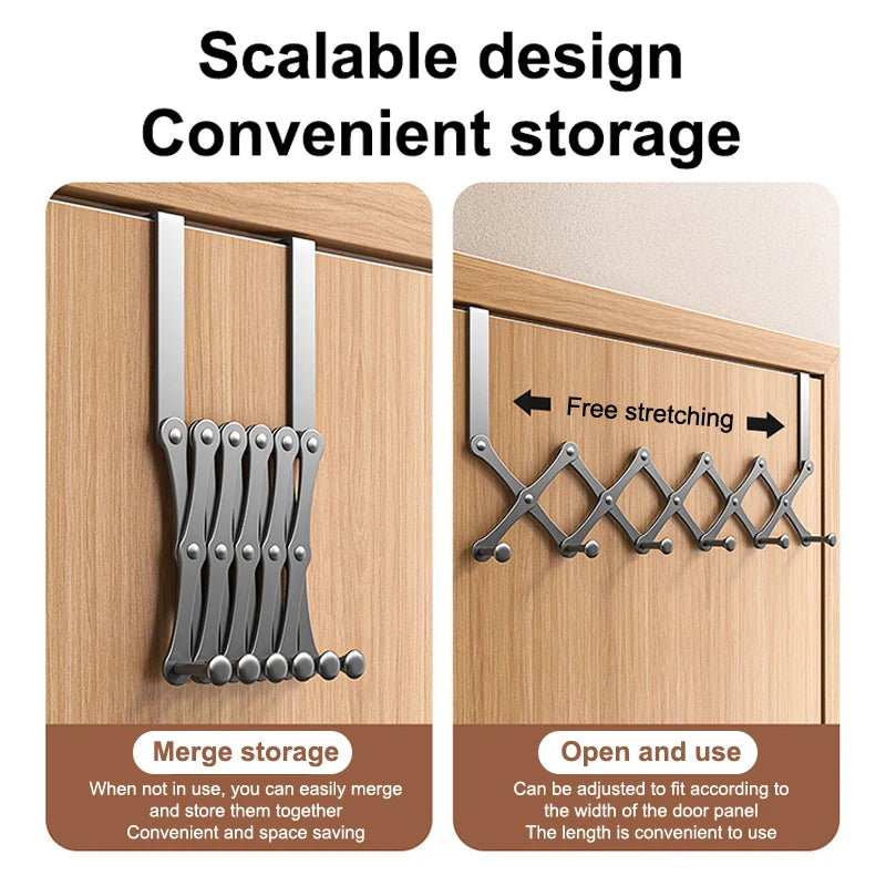 Foldable Stainless Steel Door Accessories Hanger