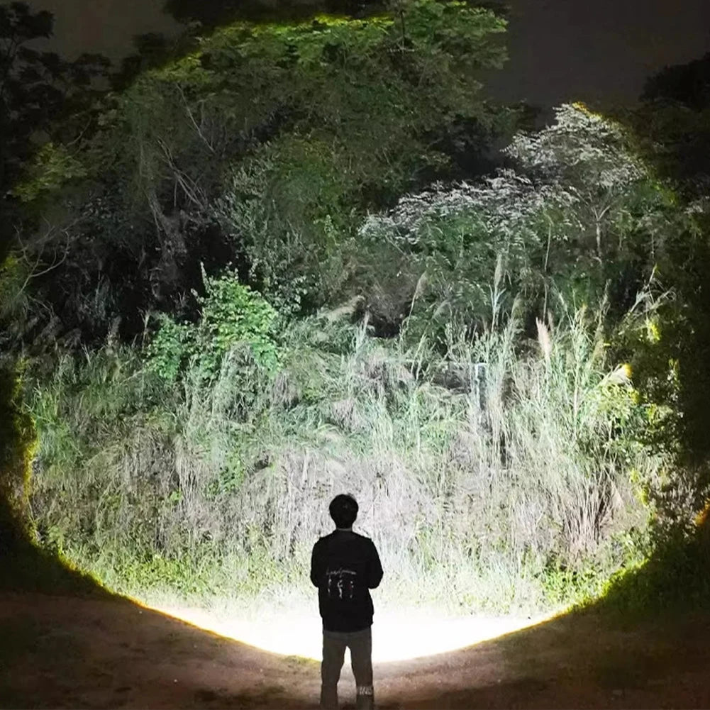Rechargeable Waterproof Zoomable LED Torch