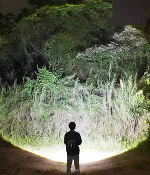 Rechargeable Waterproof Zoomable LED Torch