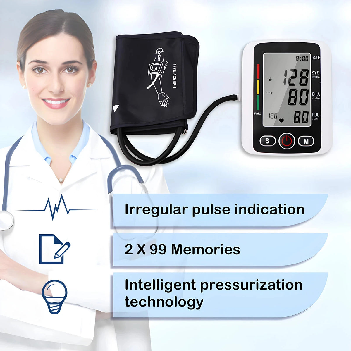 Smart Digital Blood Pressure Machine