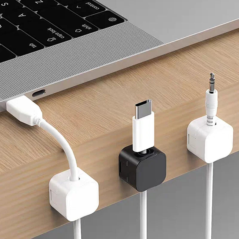 Magnetic Cable Organiser Clips (6 Pcs Set)