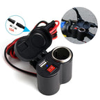 Motorcycle USB Waterproof Charger With Lighter