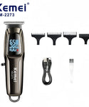 Kemei Professional Smart Display Rechargeable Trimmer