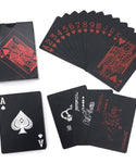 Waterproof Black Playing Card