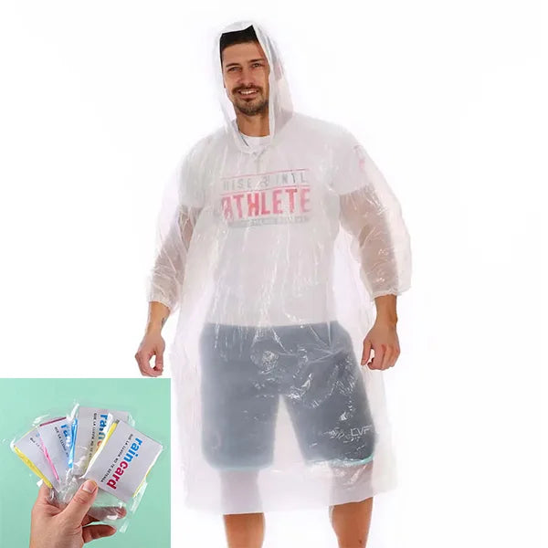 Emergency Disposable Pocket Raincoat (Set of 2)