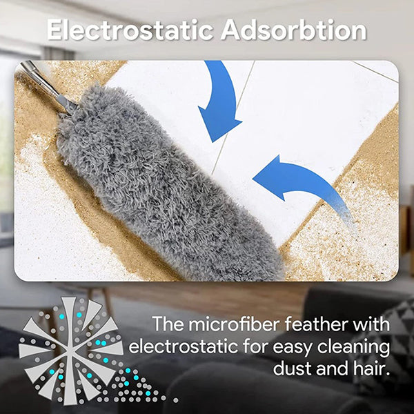 Extendable Microfiber Long Dust Cleaner