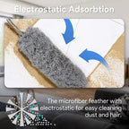 Extendable Microfiber Long Dust Cleaner