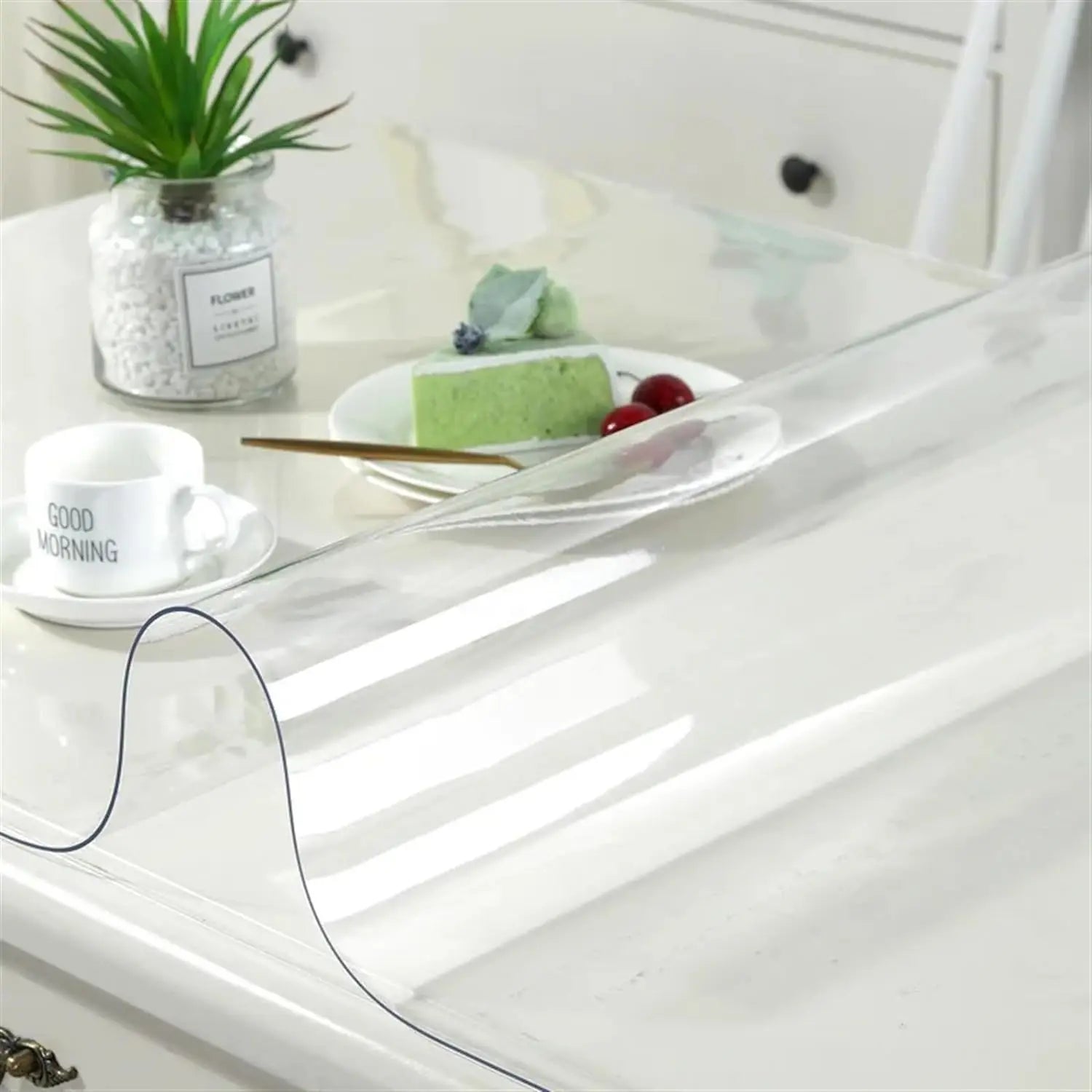 Water-Oil-Proof Transparent Table Mat Cover