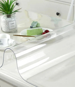 Water-Oil-Proof Transparent Table Mat Cover