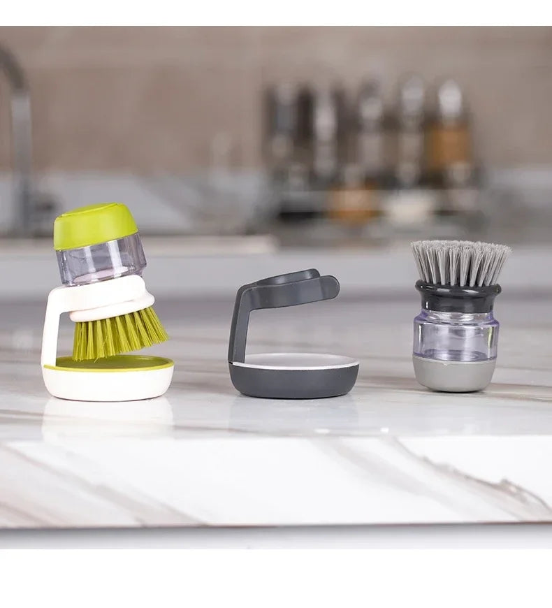Multi Use Soap Dispensing Brush With Tary
