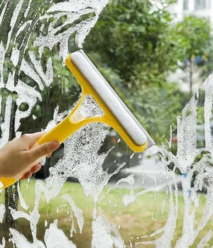 Double-Sided Window Cleaner With Spray