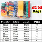 Heat Shrink Cable Repair Tube (164 Pcs)