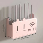 Wall Mount Strong Adhesive Router Stand