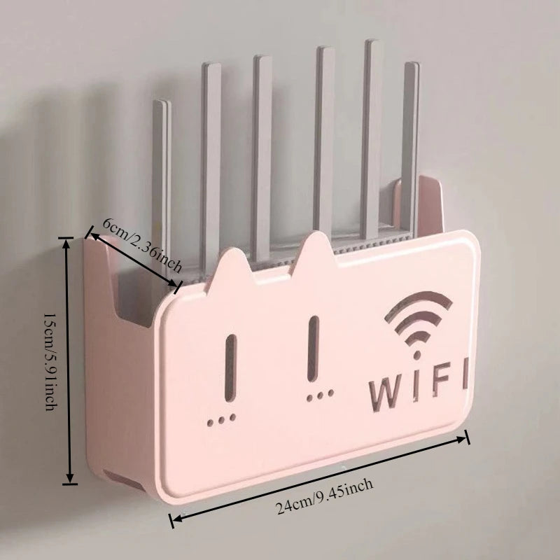 Wall Mount Strong Adhesive Router Stand
