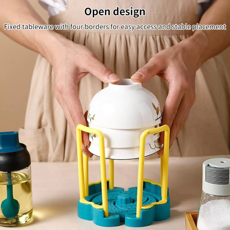 Home Kitchen Adjustable Dish Bowl Holder