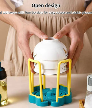 Home Kitchen Adjustable Dish Bowl Holder