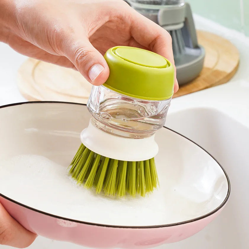 Multi Use Soap Dispensing Brush With Tary