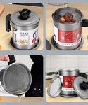 Multi-Usable Kitchen Oil Strainer Pot