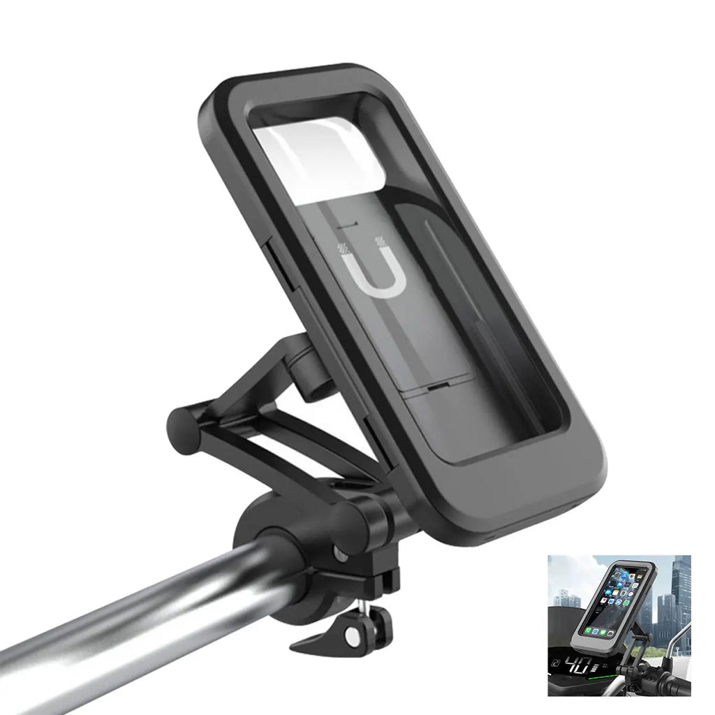 360° Waterproof Motorcycle Mobile Phone Holder