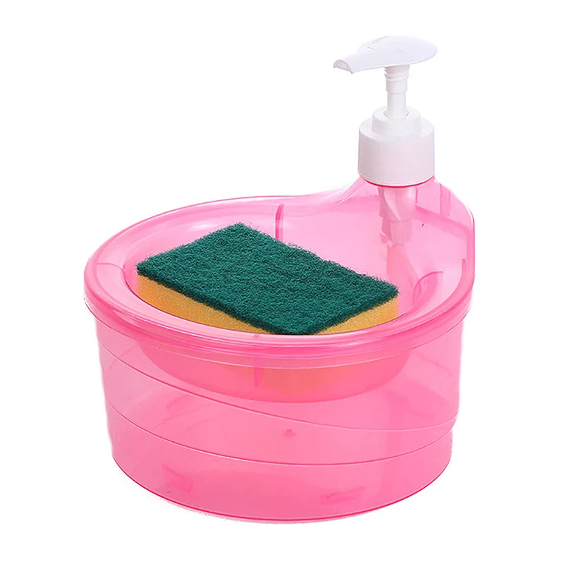 2-in-1 Dish Washing Soap Dispenser